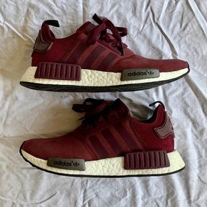 Adidas Women's NMD_R1 'Burgundy' Suede, Boost Soles US W 7.5 Collector's Item!
